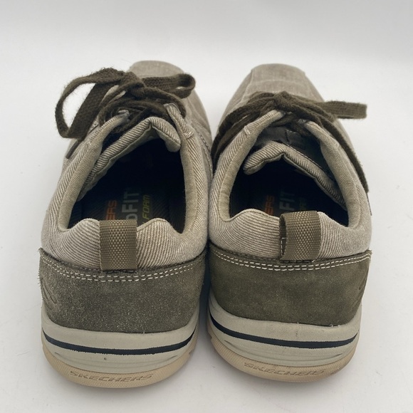 Skechers Men's green Sneakers suede 10.5 casual office retro vacation Y2K relax - Picture 7 of 14